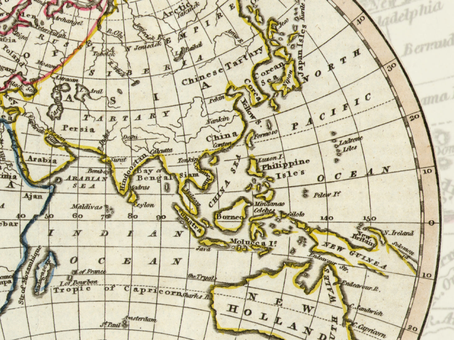1807 World Map