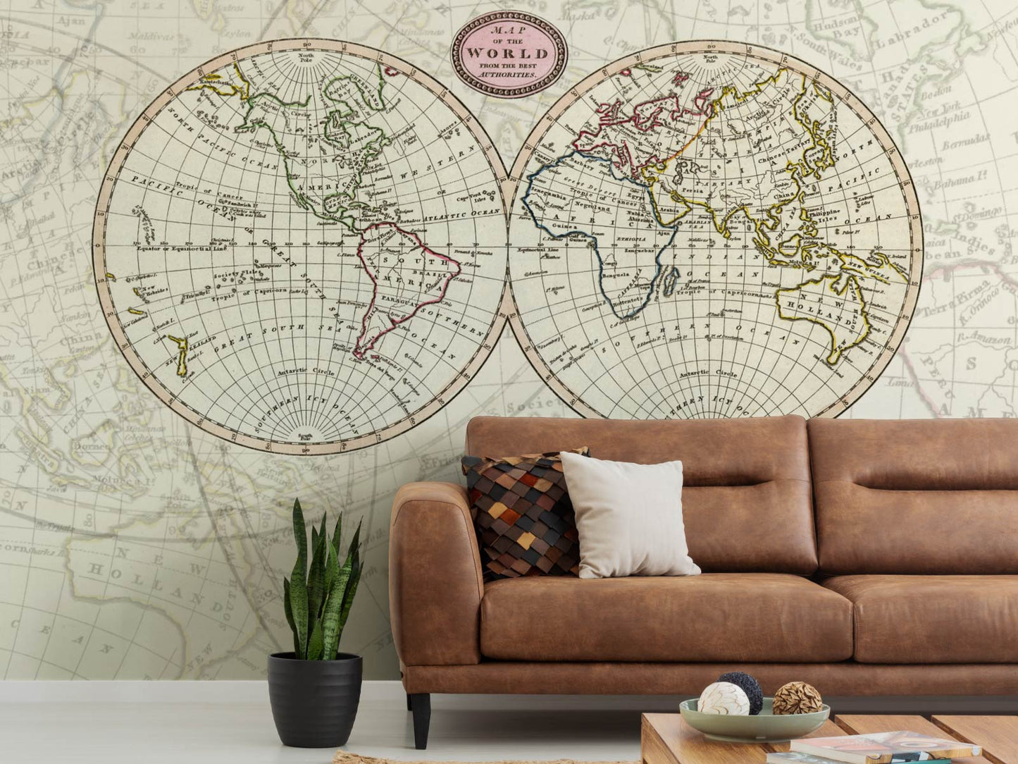 1807 World Map