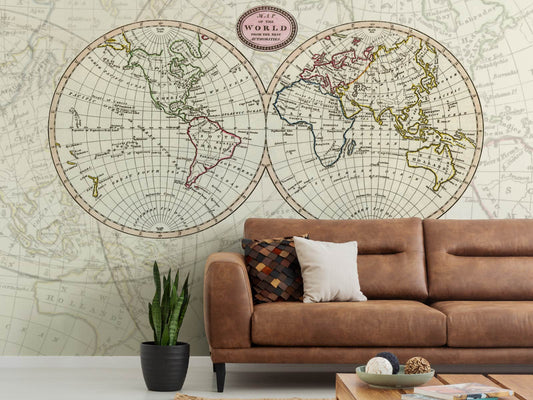 1807 World Map