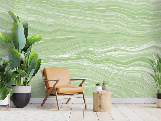 Abstract Contours - Green