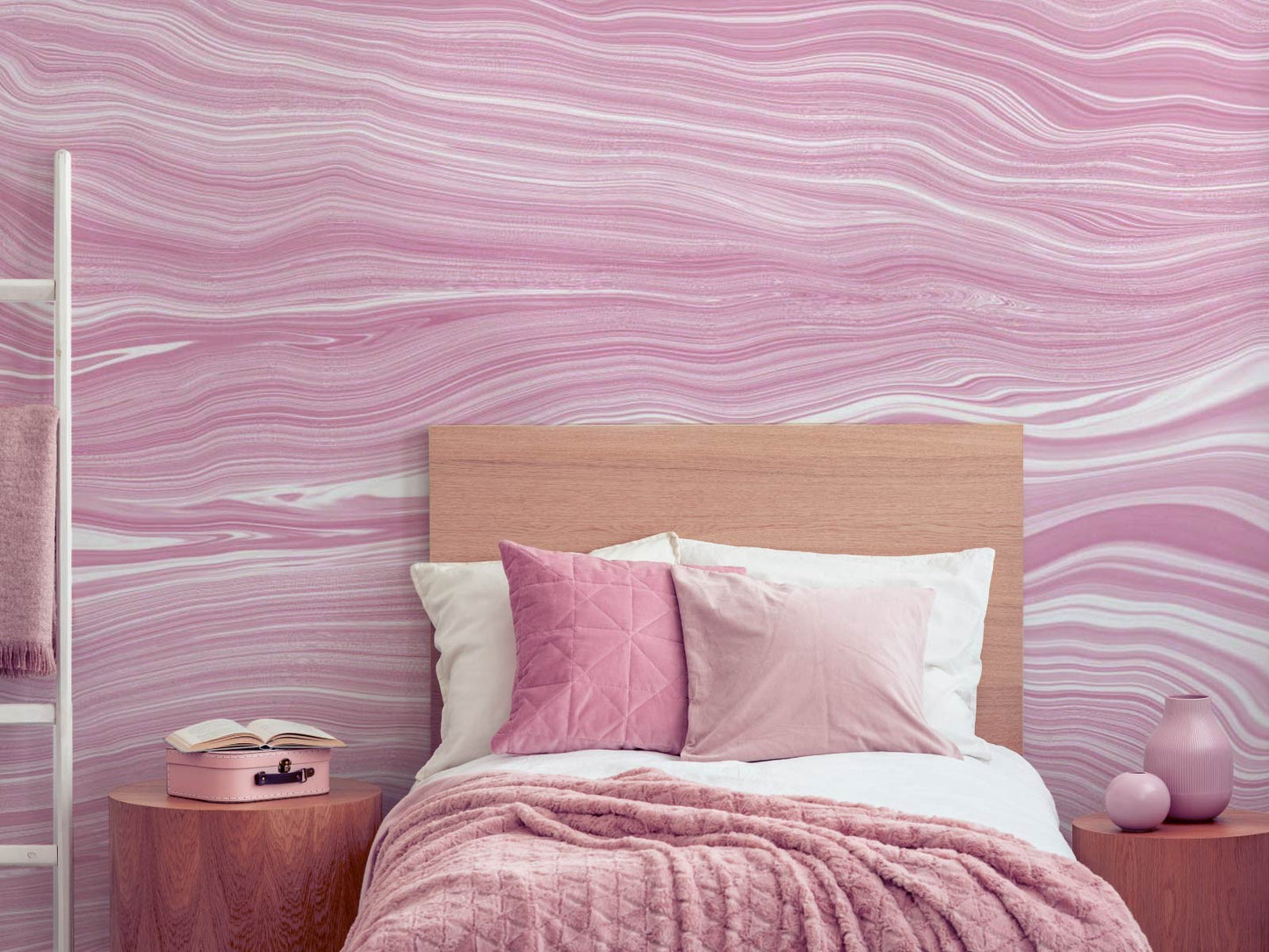 Abstract Contours - Pink