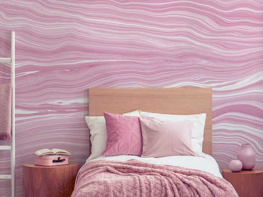 Abstract Contours - Pink