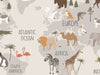 Animal World Map - Neutral