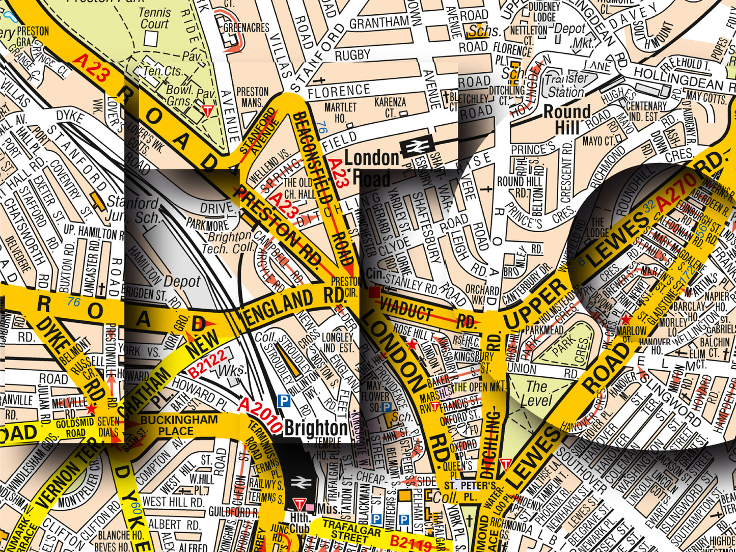 Title Brighton Map