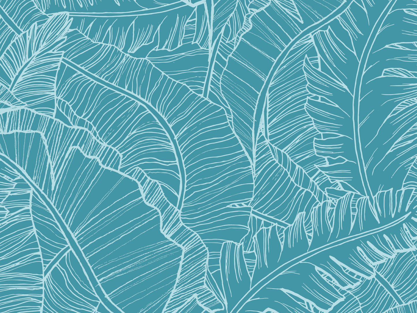 Banana Leaf - Blue
