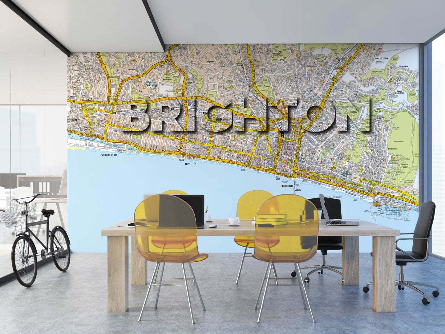 Title Brighton Map