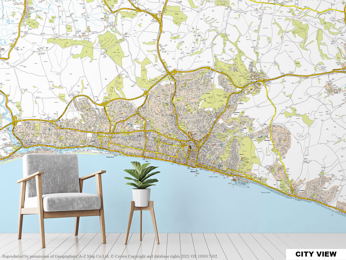 A-Z Brighton Map