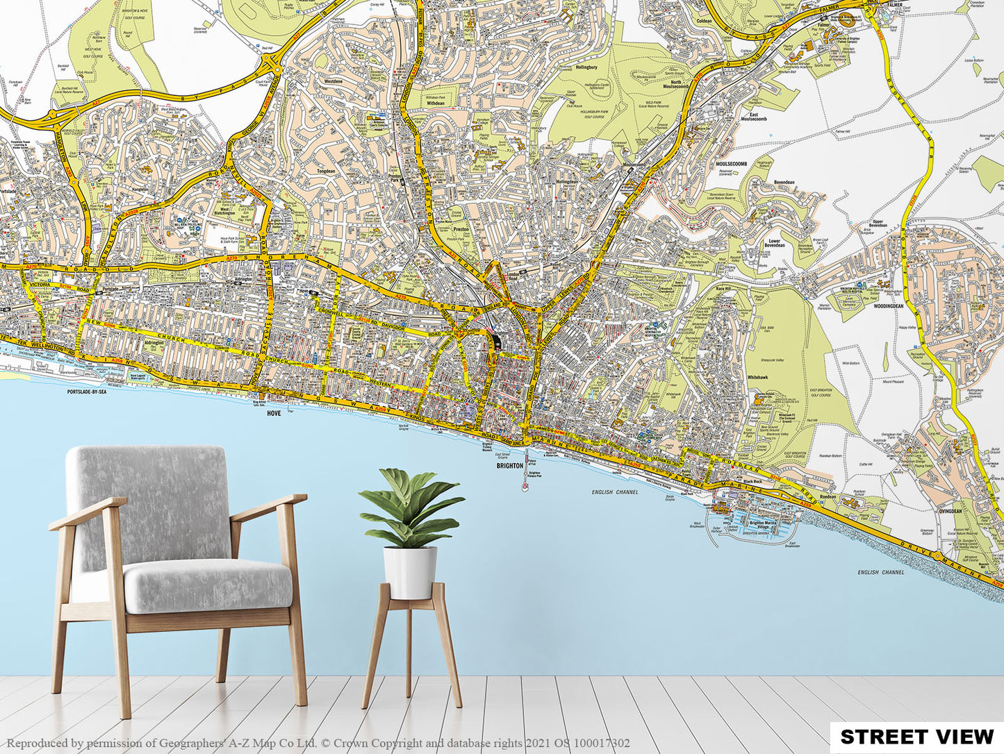 A-Z Brighton Map