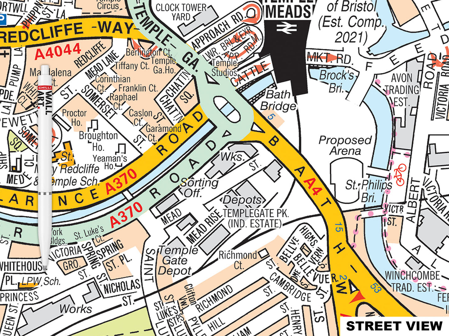 A-Z Bristol Map