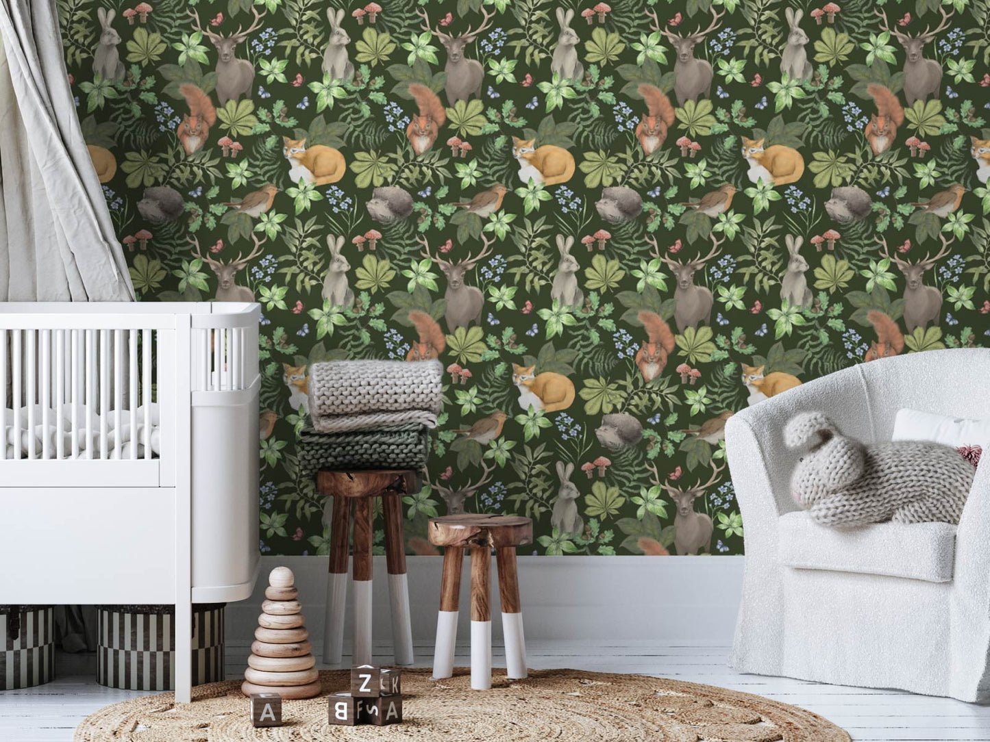 British Wildlife - Dark Green