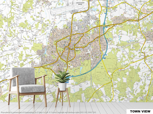 A-Z Crawley Map