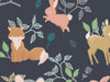 Cute Forest Animals - Navy