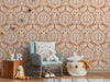 Damask Rabbit - Orange