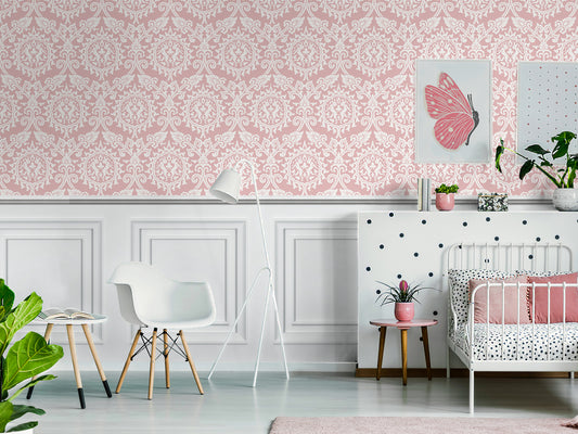 Damask Rabbit - Pink