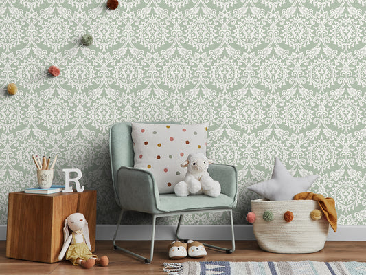 Damask Rabbit - Sage