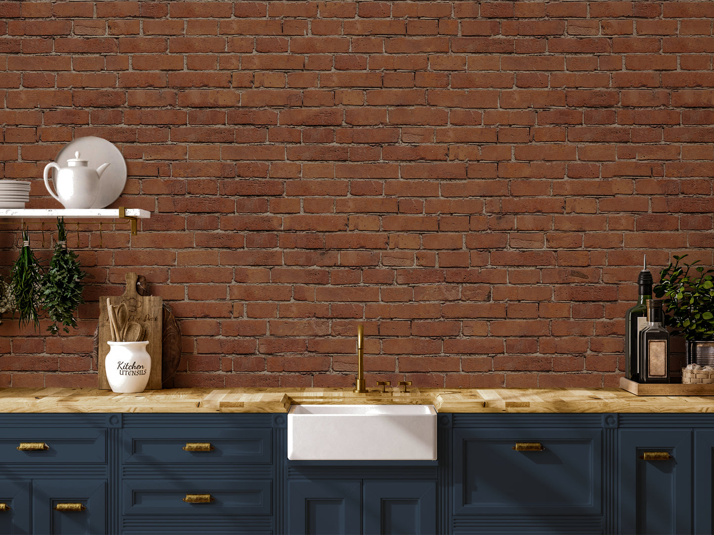 Dark Red Brick