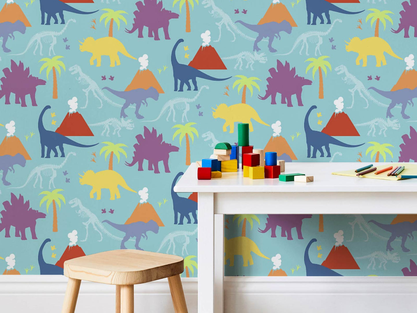 Dino Friends - Light Blue