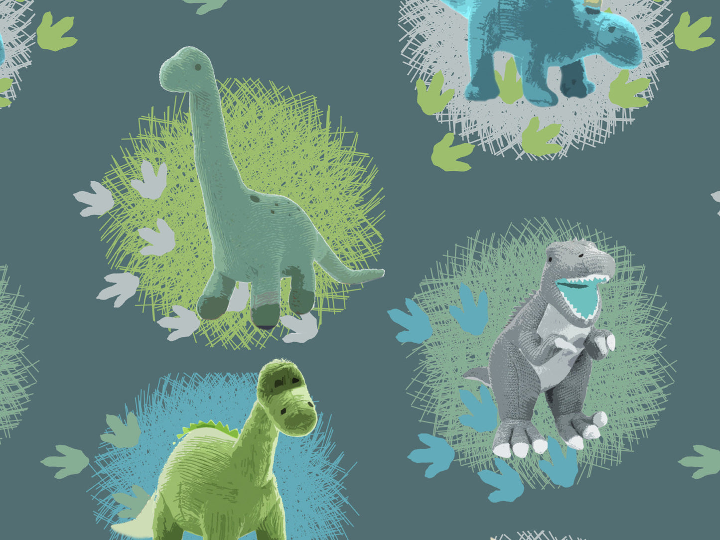 Dino Plushies - Blue