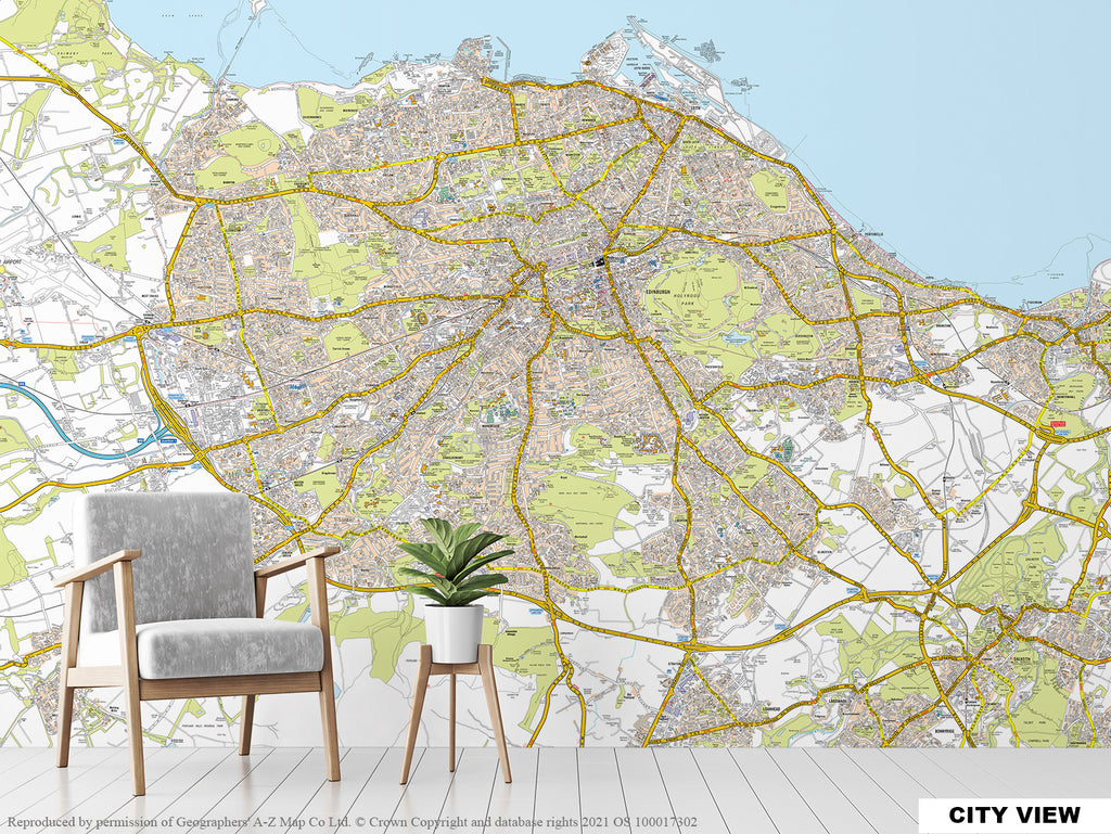 A-Z Edinburgh Map