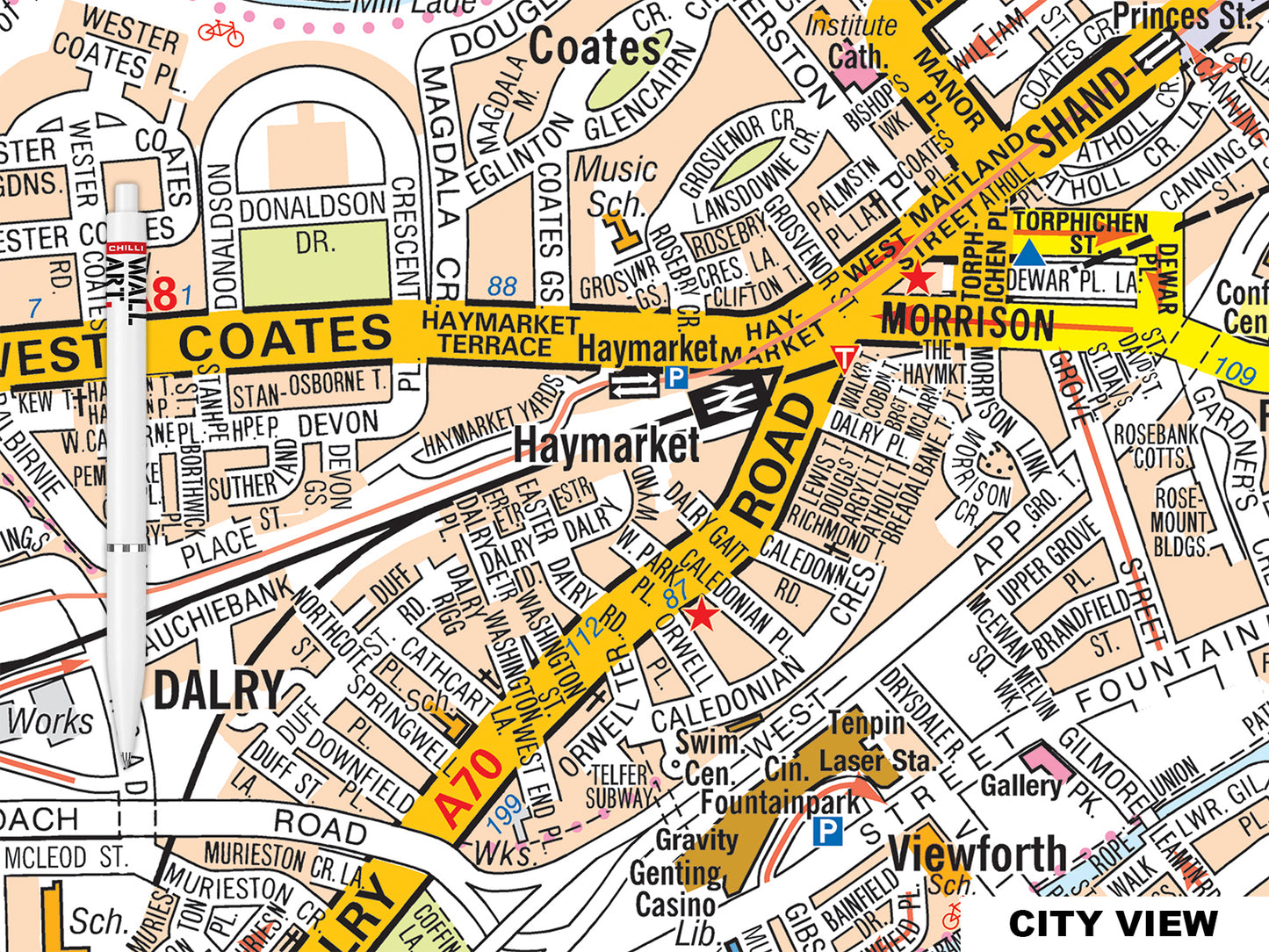 A-Z Edinburgh Map
