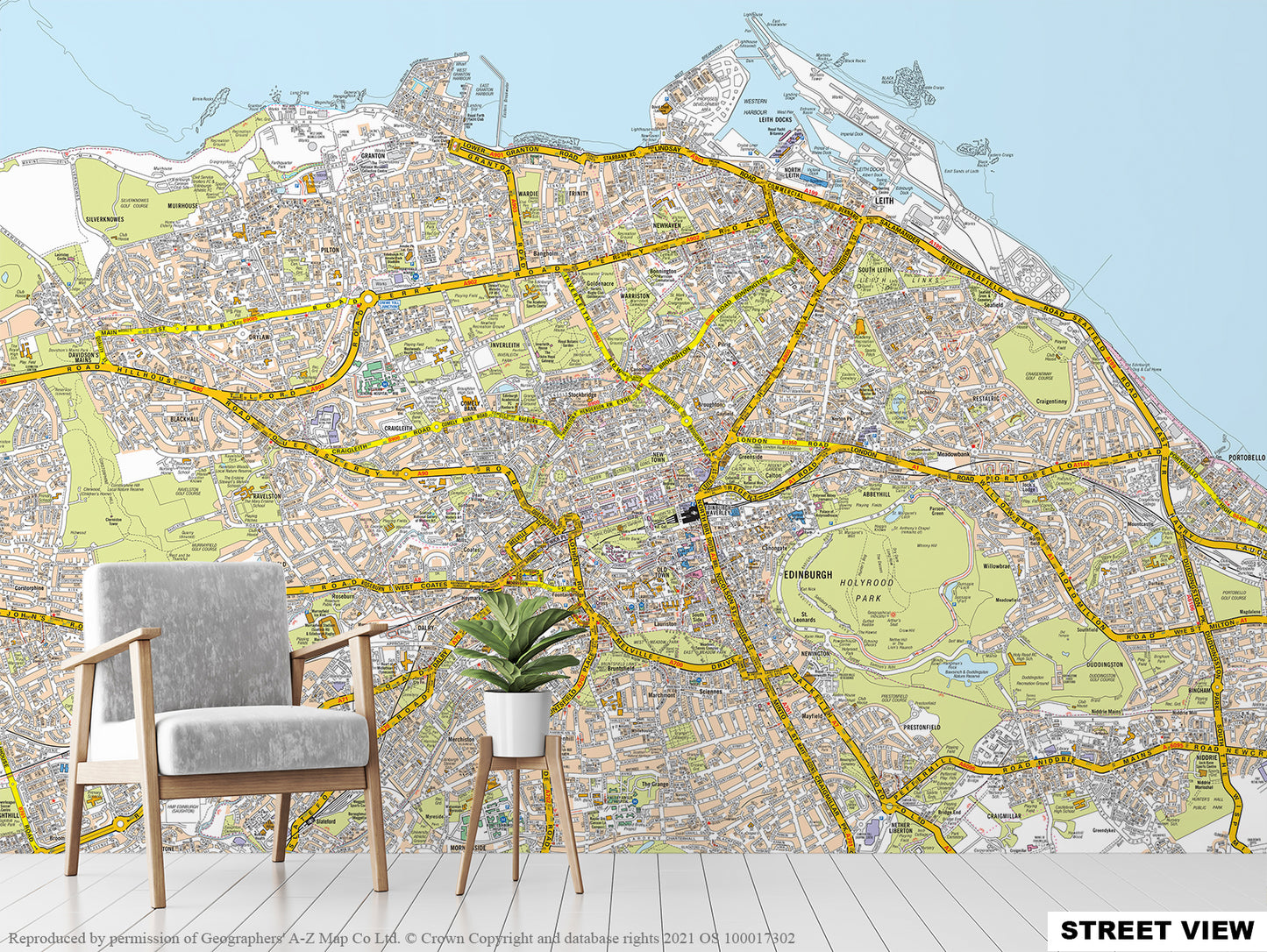 A-Z Edinburgh Map
