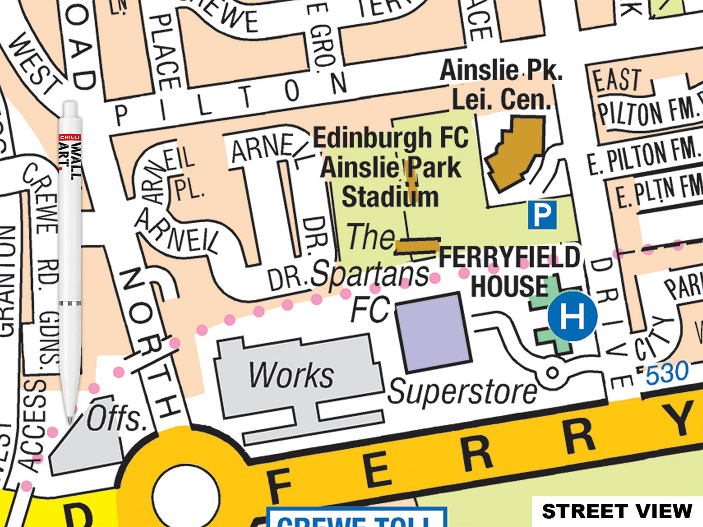 A-Z Edinburgh Map