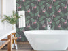 Fancy Flamingos - Grey