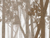 Forest Wall - Sepia