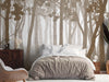 Forest Wall - Sepia