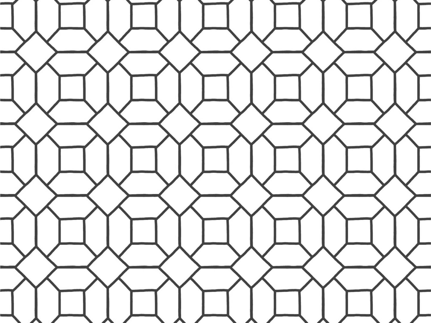 Geo Diamond - White