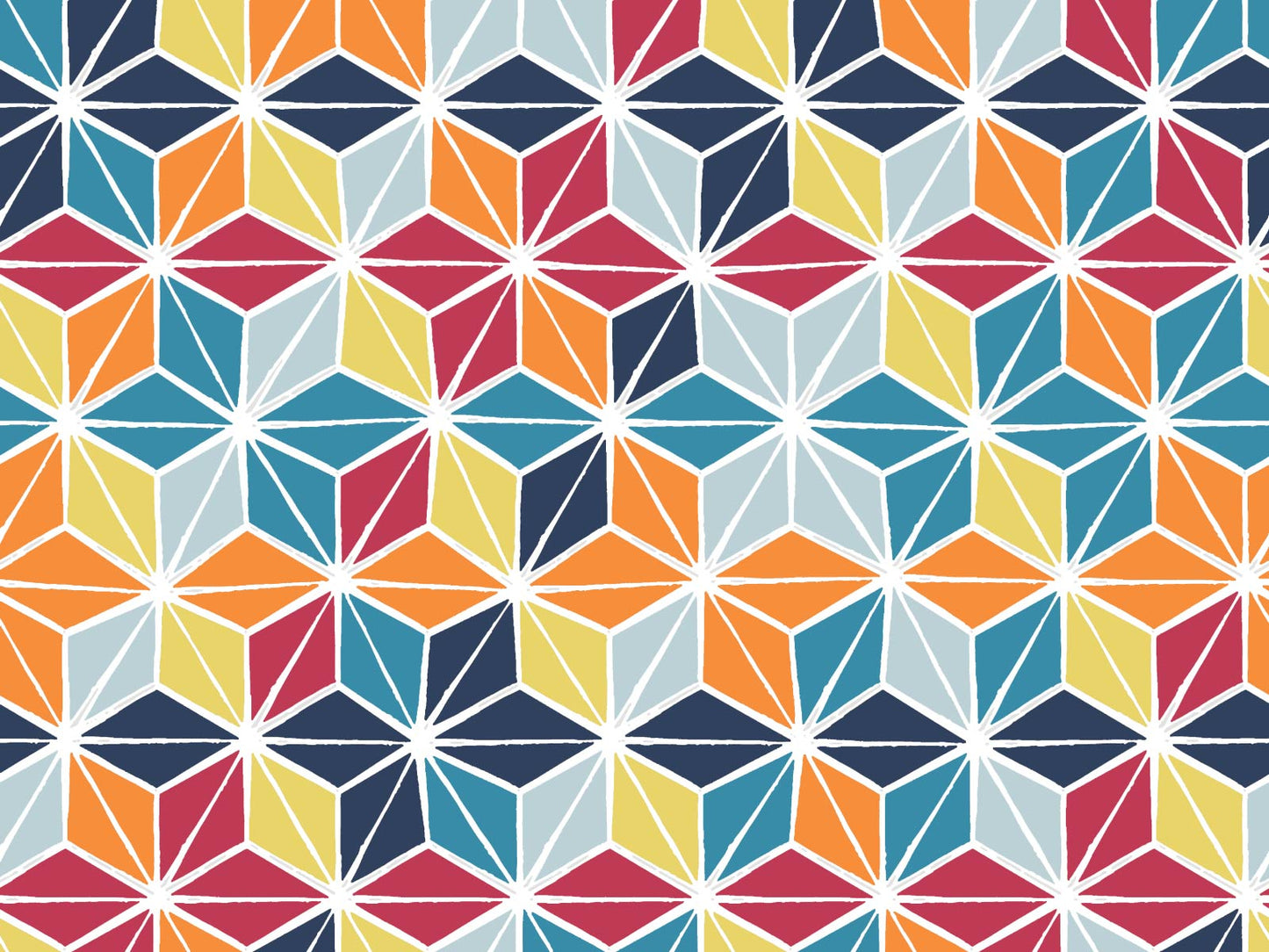 Geo Star - Multi bright