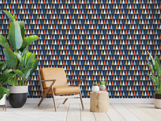 Geo Triangle - Navy