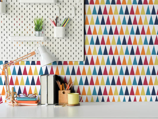 Geo Triangle - Multi Bright