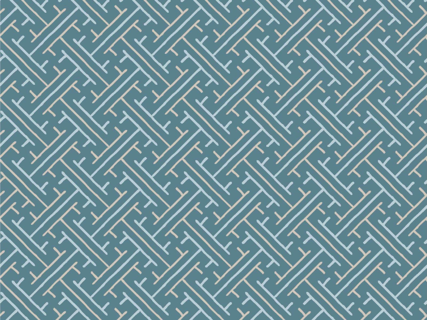 Geo Weave - Blue