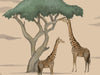 Giraffe and Savanna - Neutral