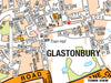 A-Z Glastonbury Map