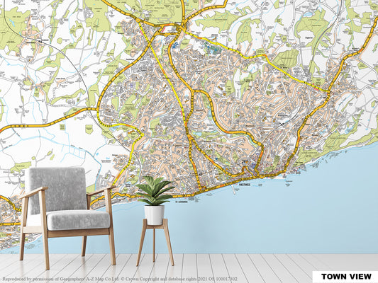 A-Z Hastings Map