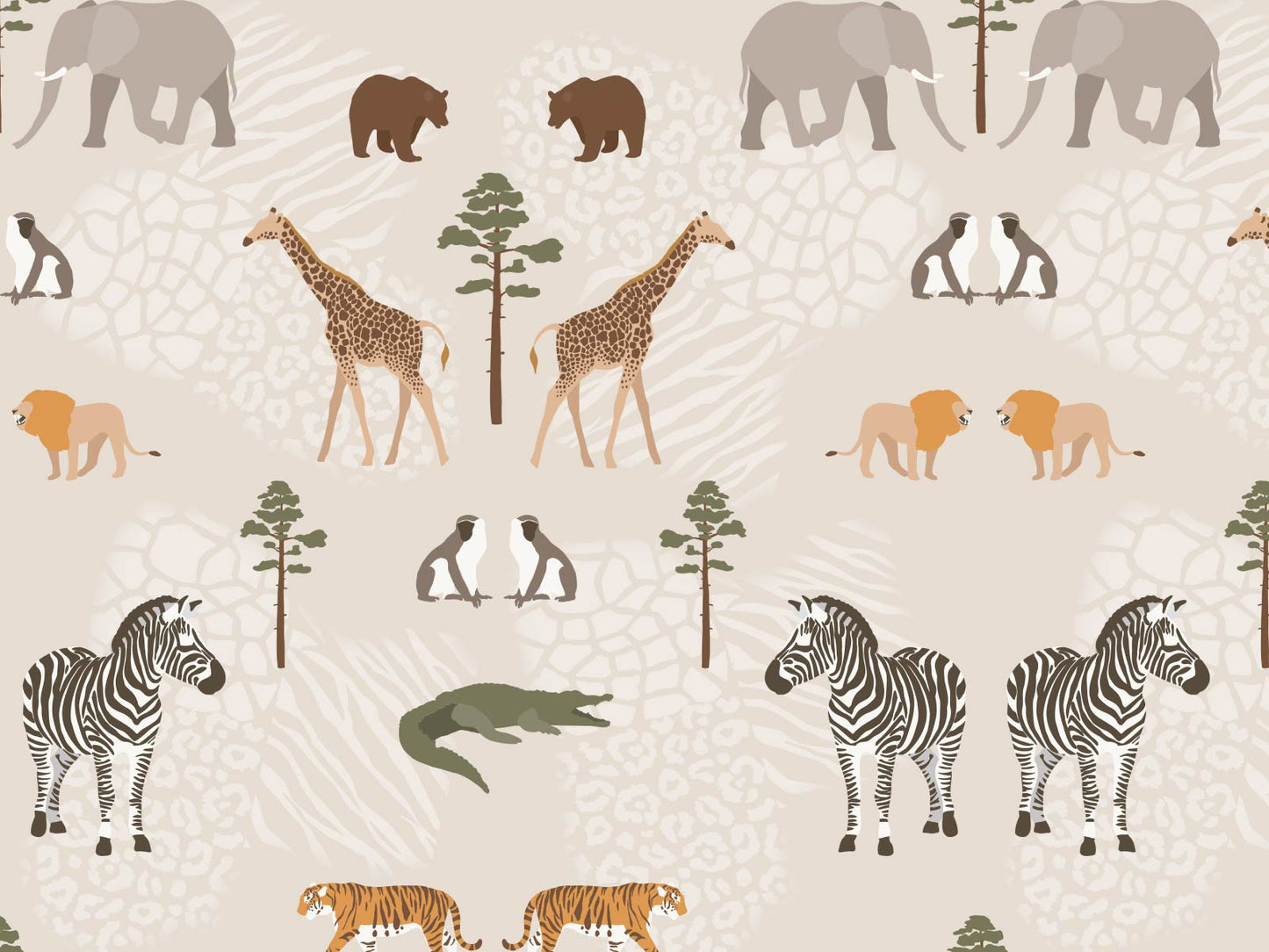 Jungle Animals - Neutral