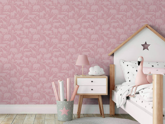 Jungle Silhouette - Pink