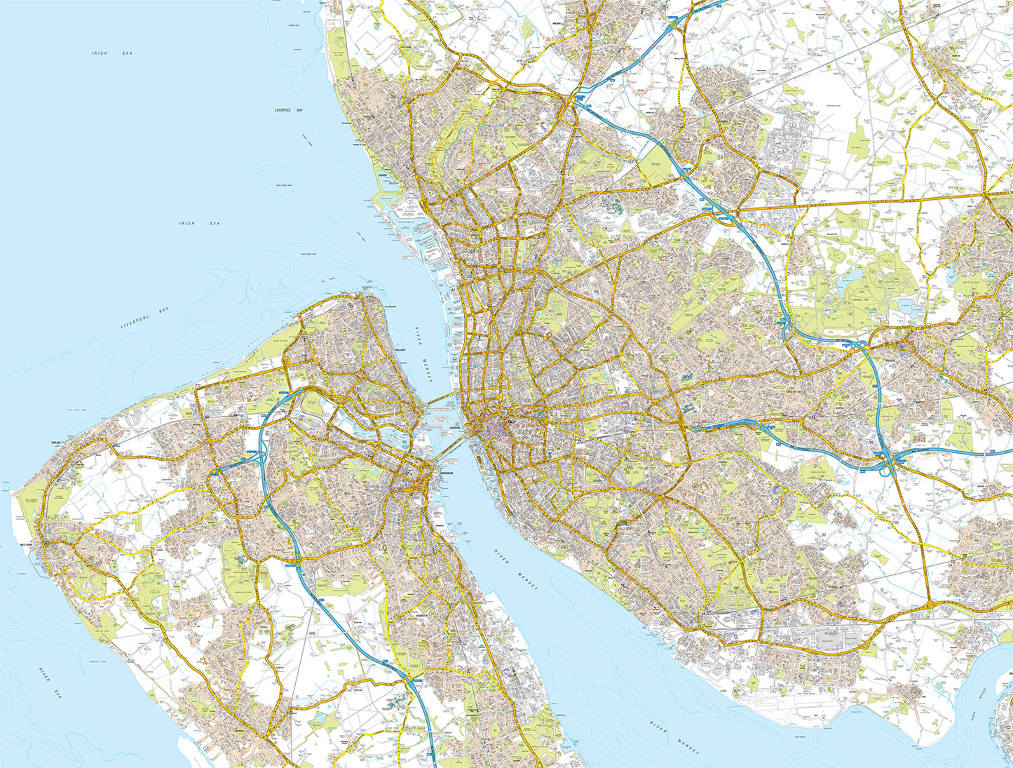 A-Z Liverpool Map