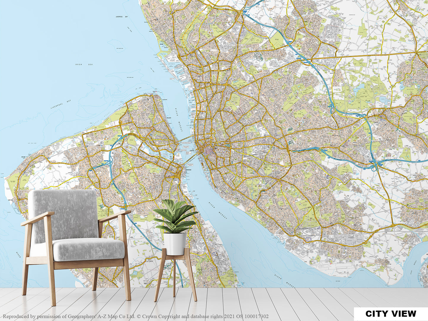 A-Z Liverpool Map