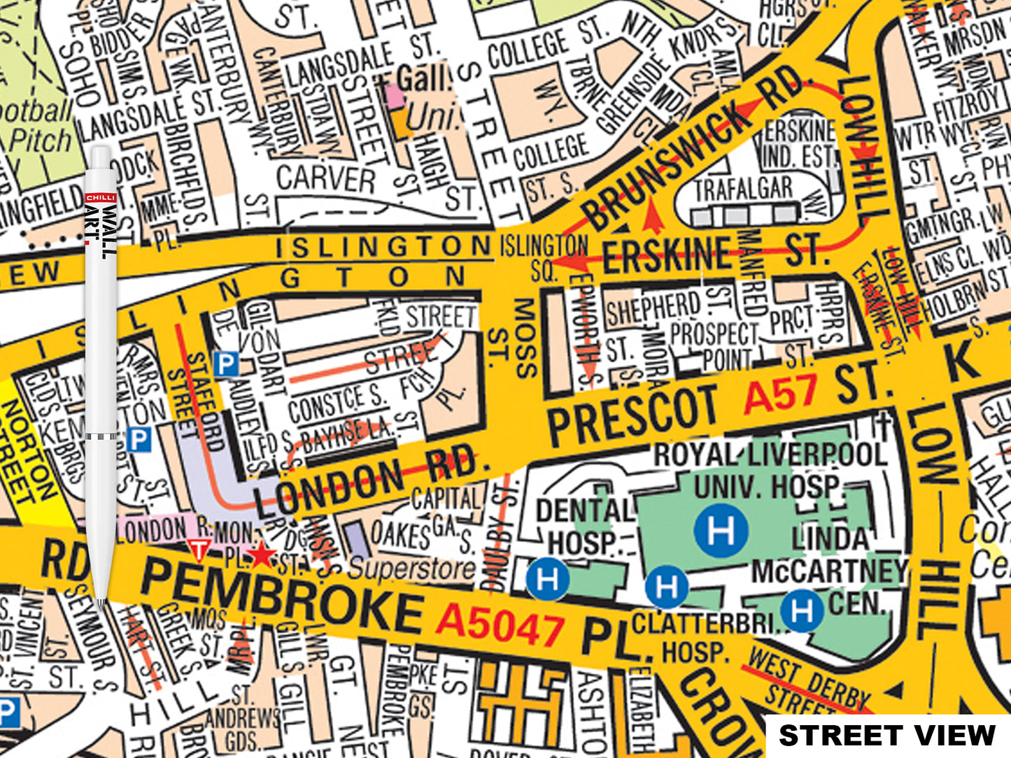 A-Z Liverpool Map