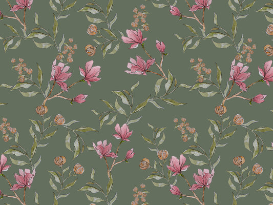 Magnolia Blossom - Green
