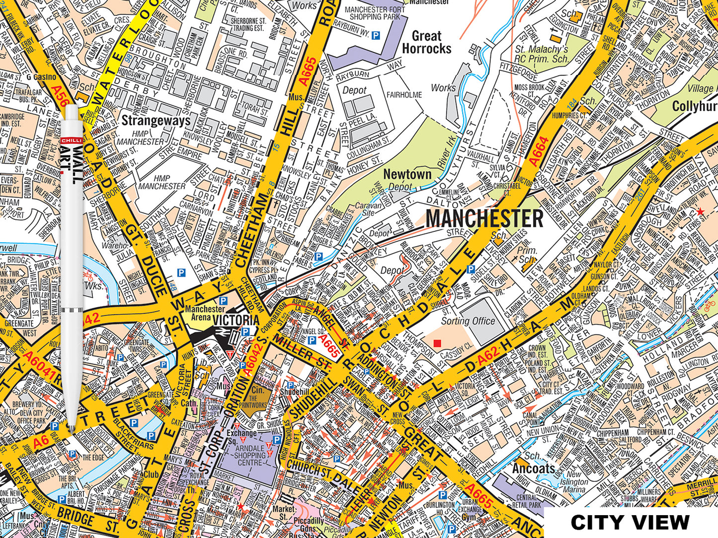 A-Z Manchester Map
