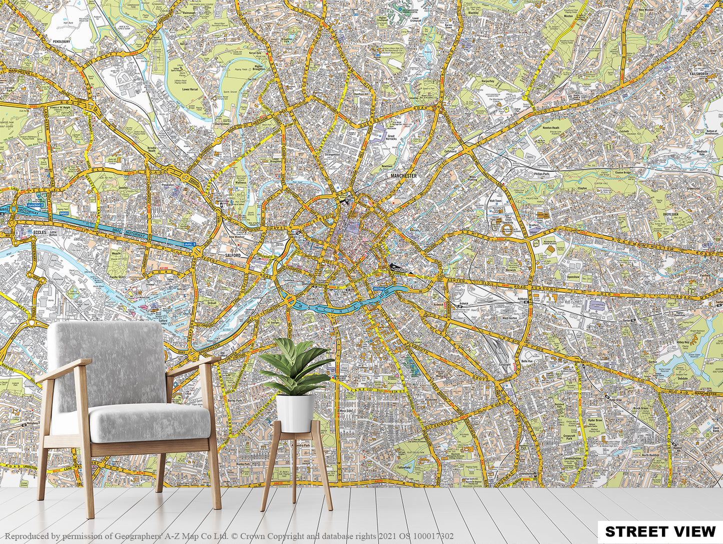 A-Z Manchester Map