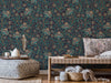 Kalamkari Flower - Navy