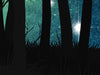 Nocturnal Forest Stag - Blue