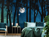 Nocturnal Forest Moon - Blue