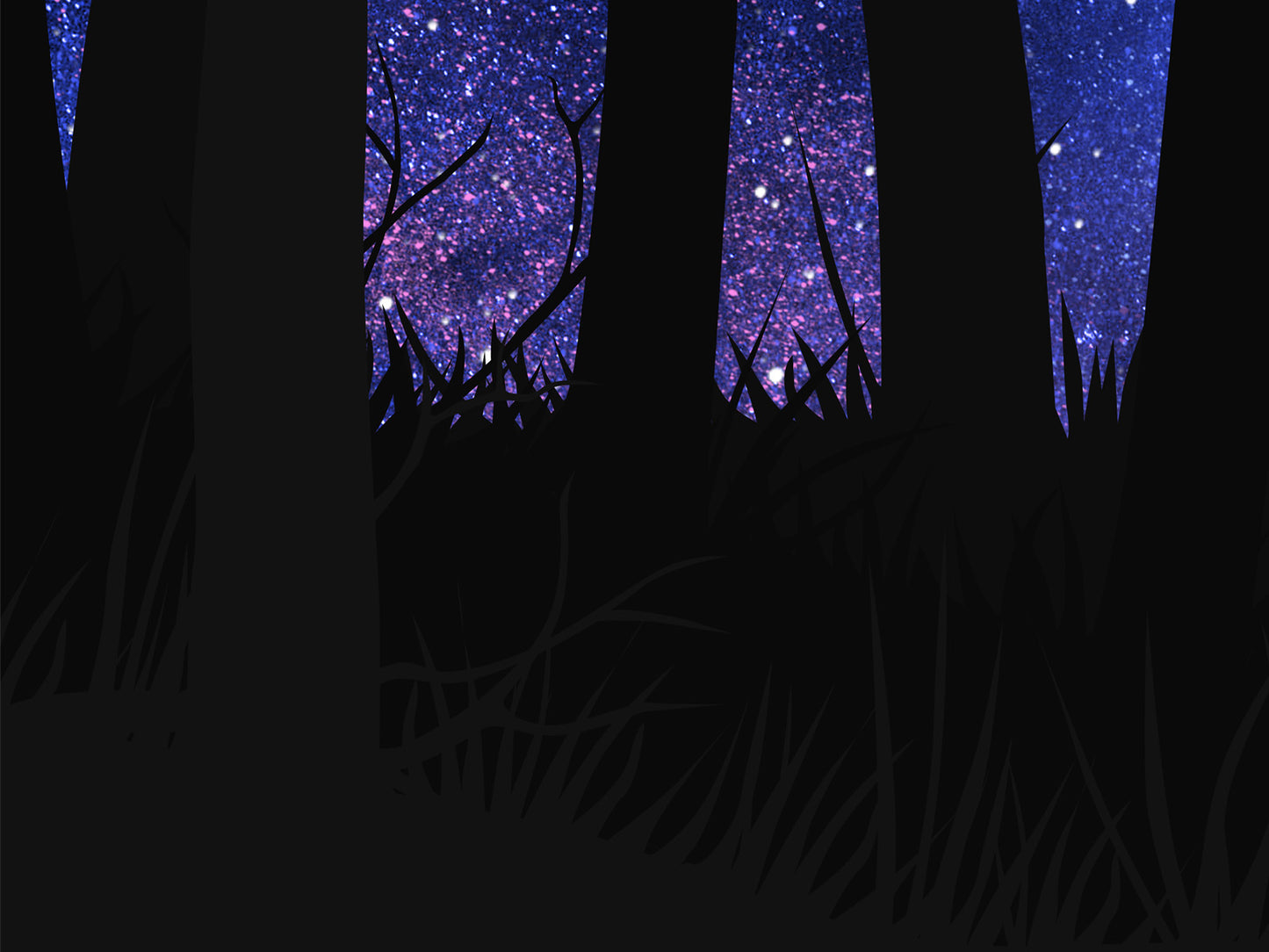 Nocturnal Forest Stag - Pink