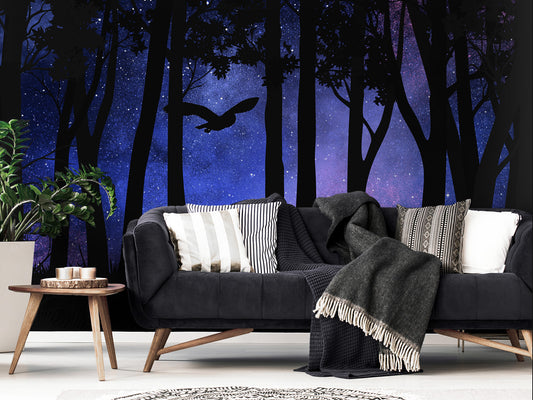 Nocturnal Forest Owl - Pink
